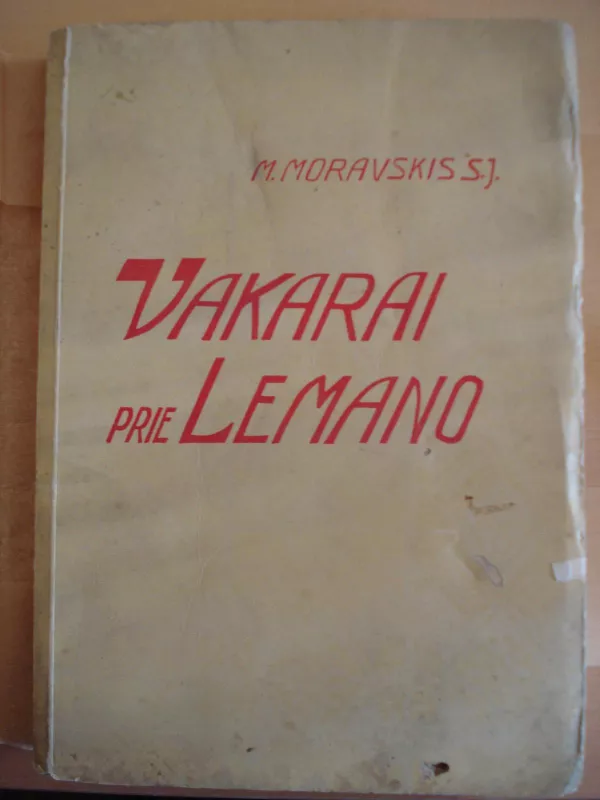 Vakarai prie Lemano - Marijonas Moravskis, knyga