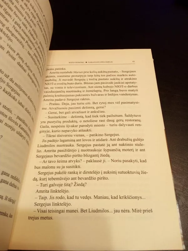 Sarasvati upės smėlis - Risto Isomaki, knyga 4