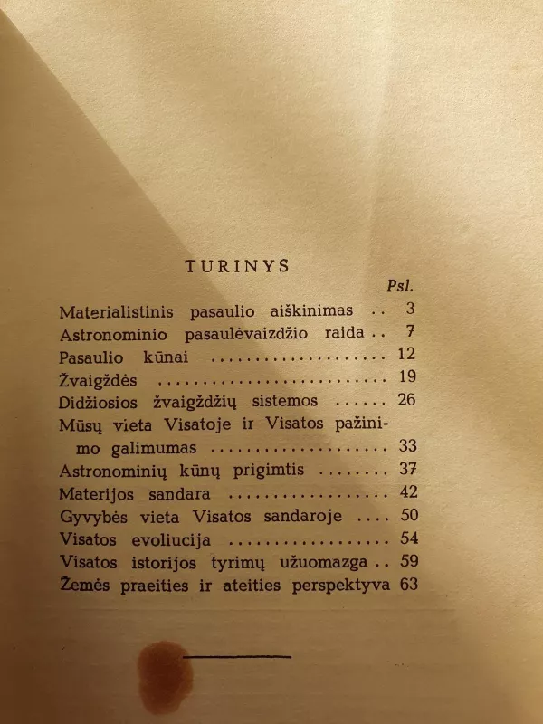 Visatos sandara - P. Slavėnas, knyga 3
