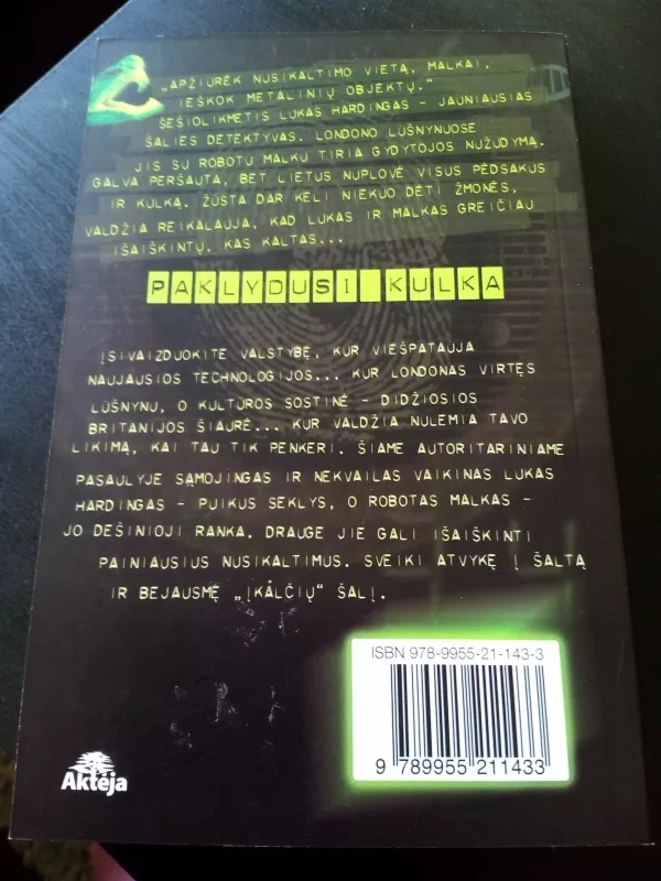 Paklydusi kulka - Malcolm Rose, knyga 3