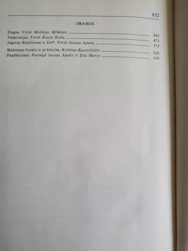 Apsakymai. Dramos - Maksimas Gorkis, knyga 5