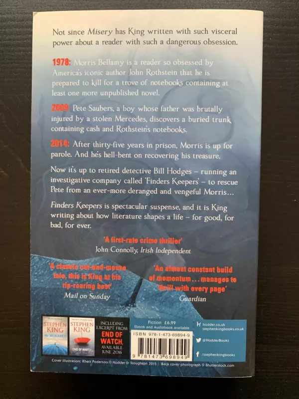 Finders keepers - Stephen King, knyga 2