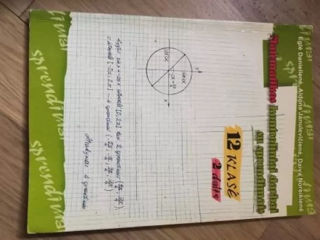 Matematikos kontroliniai darbai su sprendimais XII kl. (2 dalis) - Eglė Danielienė, Aldona  Janulevičienė, Daiva  Noreikienė, knyga