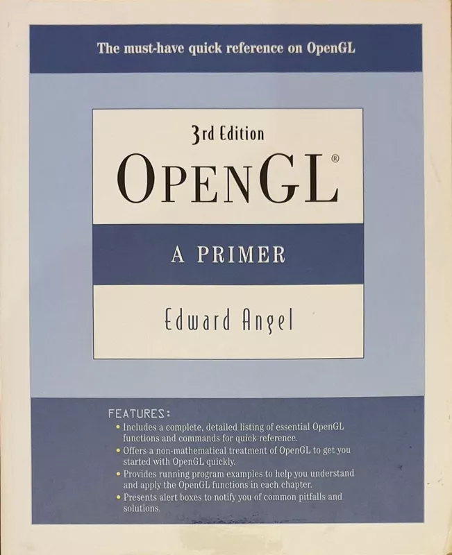 OpenGL A Primer (3rd Edition) - Edward Angel, knyga