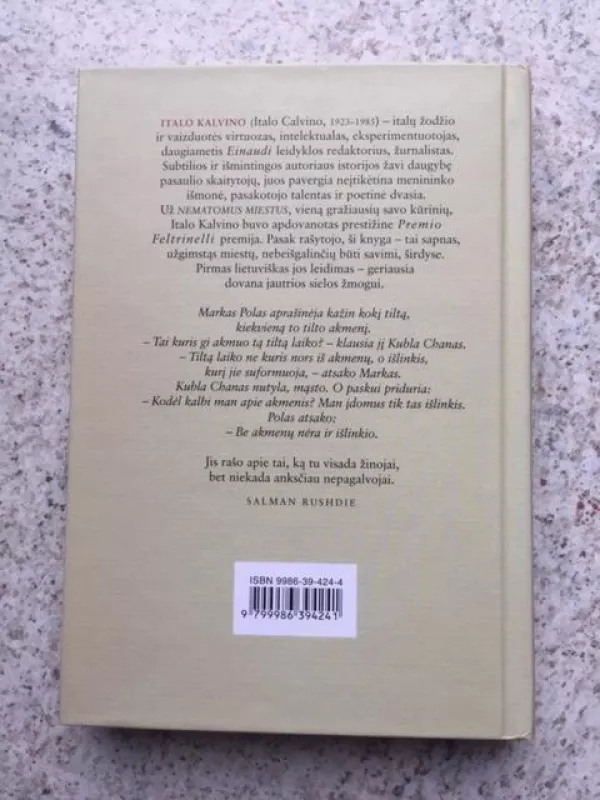 Nematomi miestai - Italo Calvino, knyga