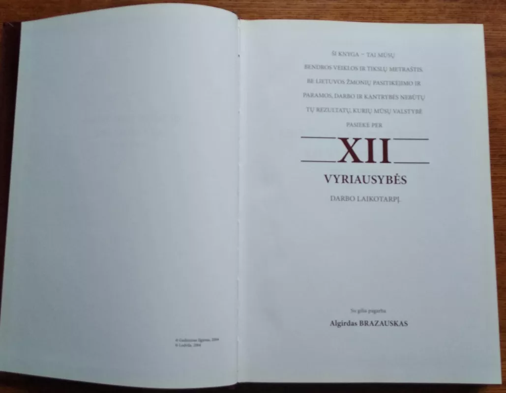 Lietuvos respublikos XII Vyriausybė 2001-2004 - Gediminas Ilgūnas, knyga 3