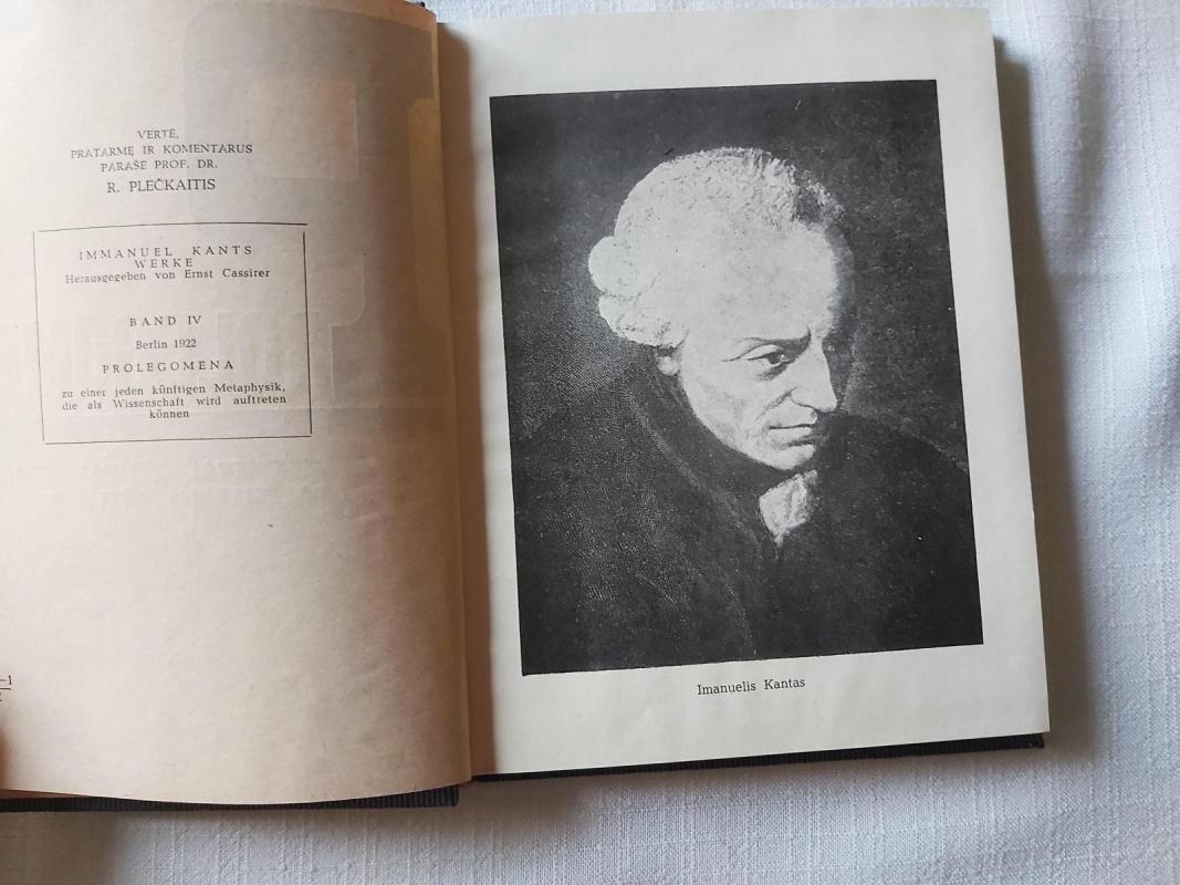 Prolegomenai - Imanuelis Kantas, knyga 4