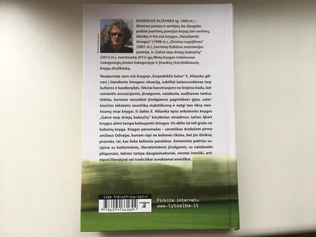 Empedoklio batas. Tolimųjų reisų esė - Eugenijus Ališanka, knyga 2