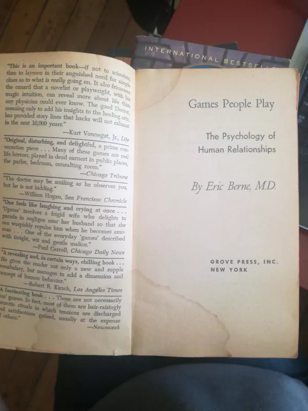 Games People Play - Eric Berne, knyga