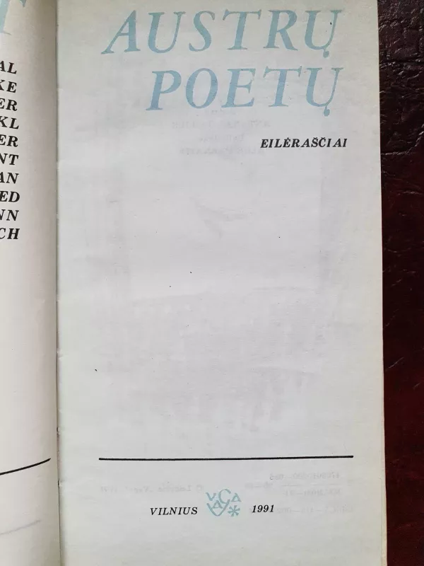Dešimt austrų poetų - Autorių Kolektyvas, knyga 2
