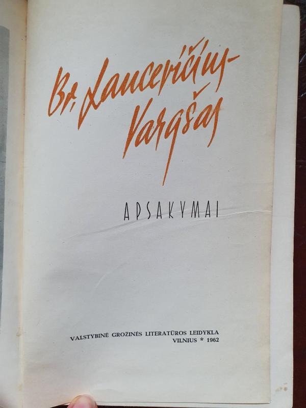Apsakymai - Bronius Laucevičius-Vargšas, knyga 2