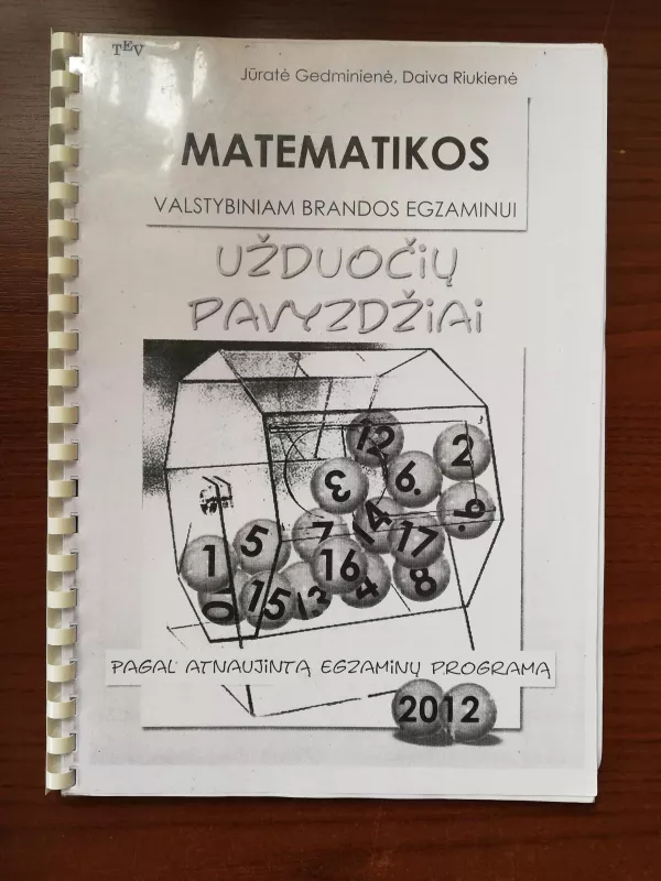 Matematikos valstybiniam brandos egzaminui užduočių pavyzdžiai 2012 m. - Daiva Riukienė, knyga 4