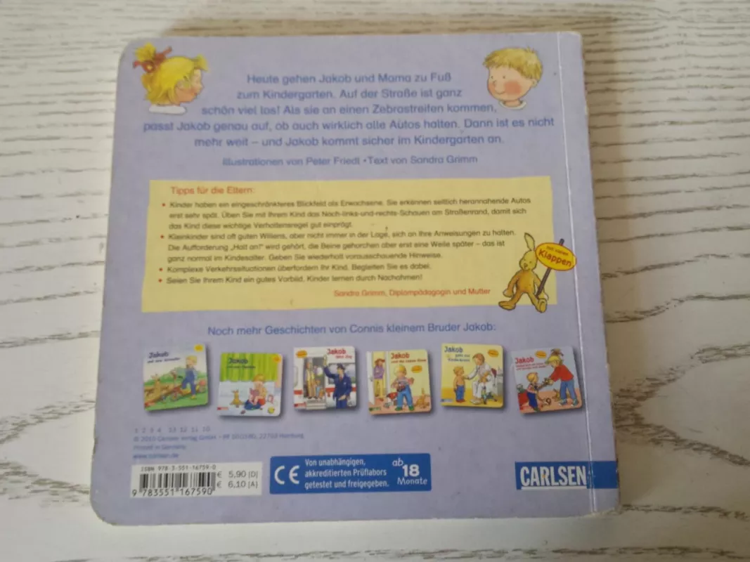 Jakob passt auf im Strassenverkehr - Autorių Kolektyvas, knyga 6