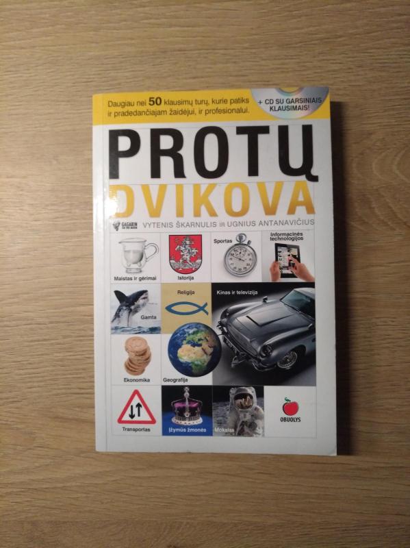 Protų dvikova   CD su garsiniais klausimais - Vytenis Škarnulis, knyga 3