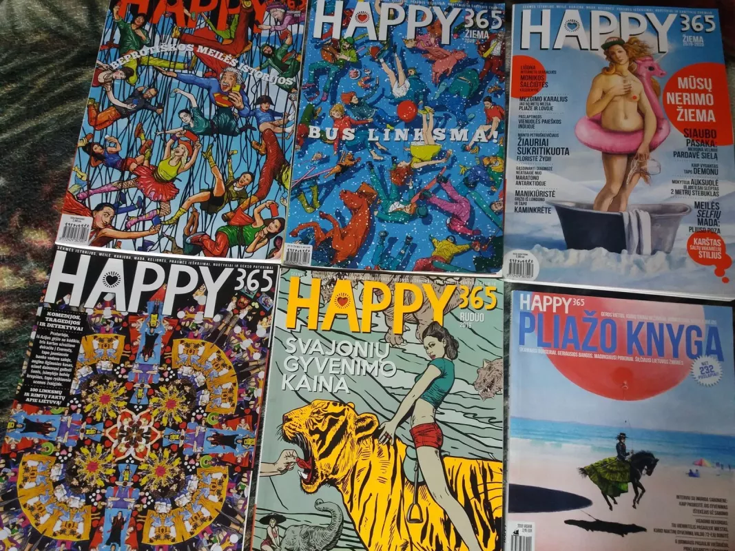 HAPPY 365 įvairių metų žurnalai - Autorių Kolektyvas, knyga