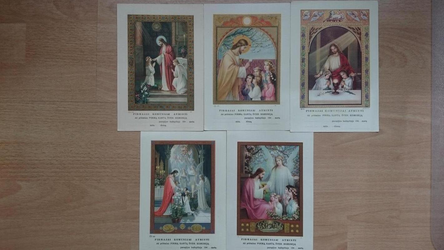 Tarpukario atvirukai Pirmajai komunijai atminti - Autorių Kolektyvas, knyga 3