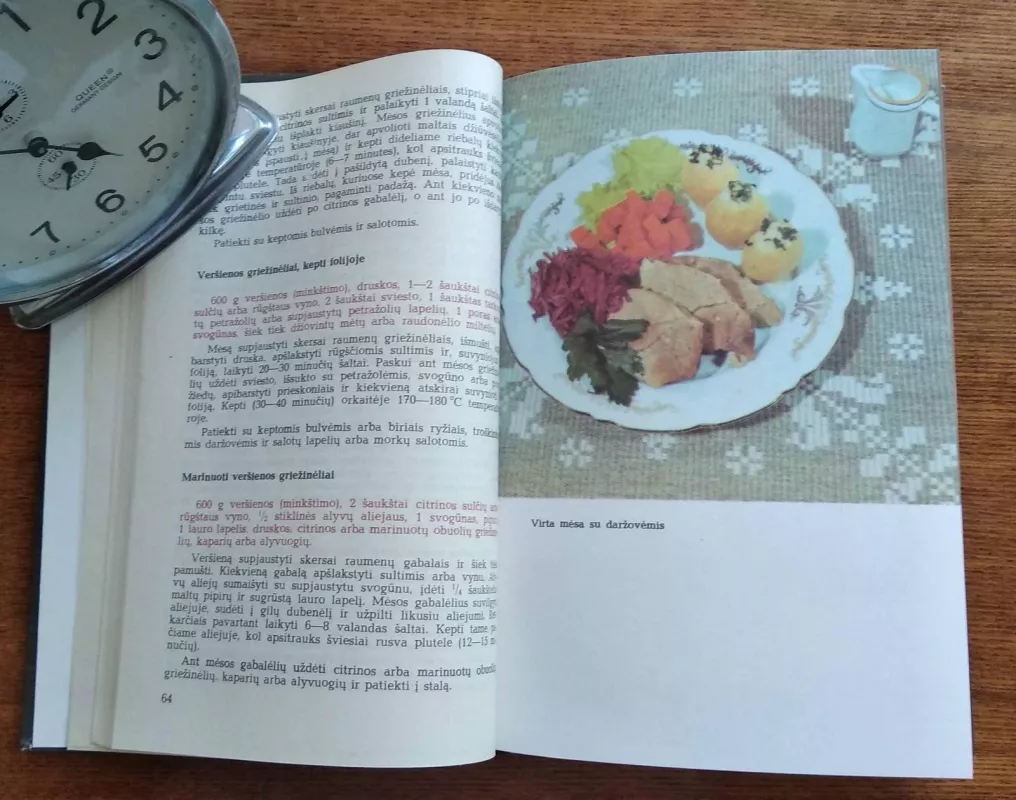 Mėsos ir grybų valgiai - S. Maso, O.  Relvė, knyga 4