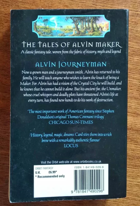 Alvin Journeyman: Tales of Alvin Maker: Book 4 - Orson Scott Card, knyga 4