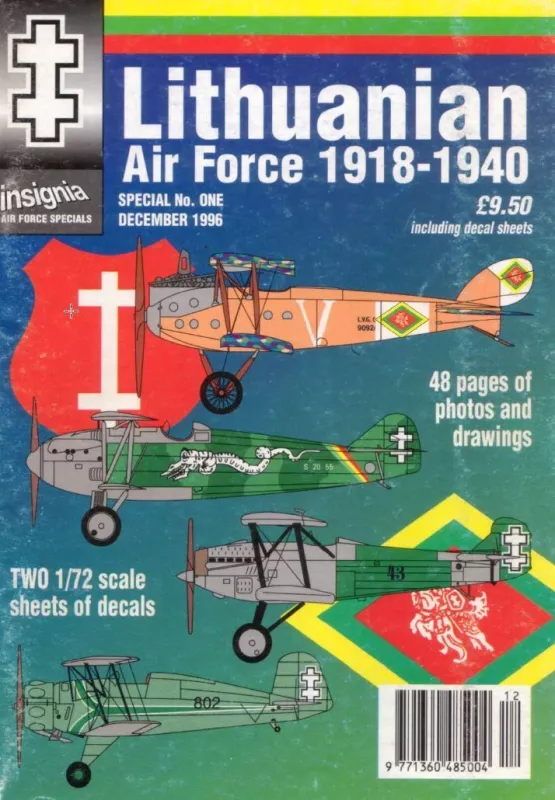 Lithuanian Air Force 1918-1940 - Richard Humberstone, knyga 3