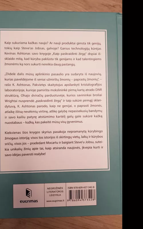 Kaip paskraidinti žirgą: paslaptinga kūrybos, išradimų ir atradimų istorija - Kevin Ashton, knyga