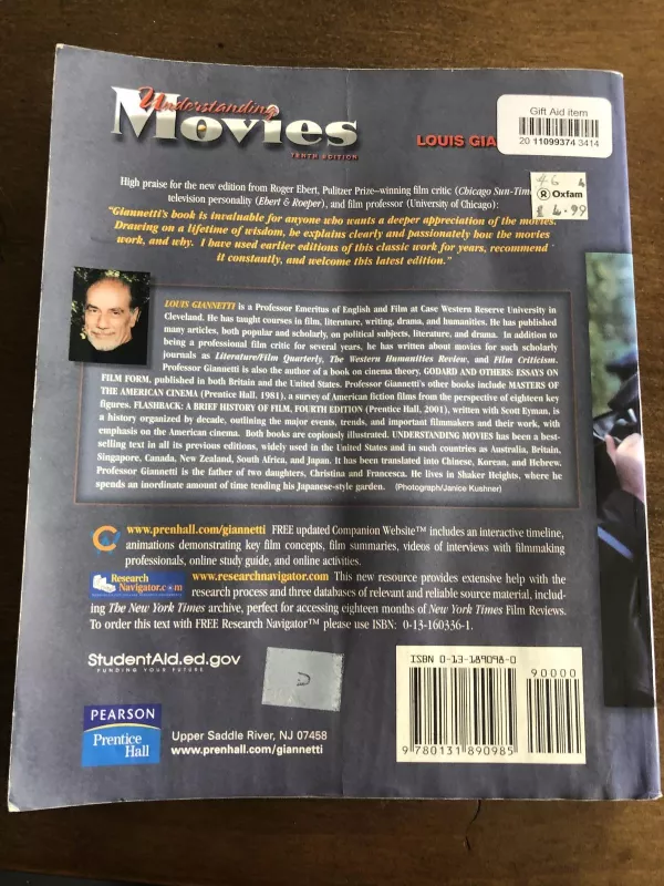 Understanding Movies - Louis Giannetti, knyga