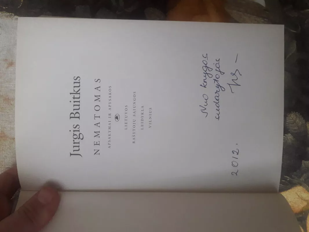 Nematomas - Jurgis Buitkus, knyga