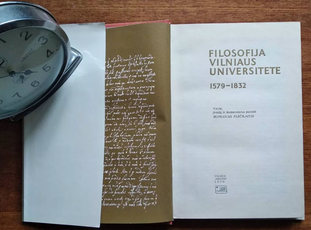 Filosofija Vilniaus Universitete: 1579-1832 - R. Plečkaitis, knyga 4
