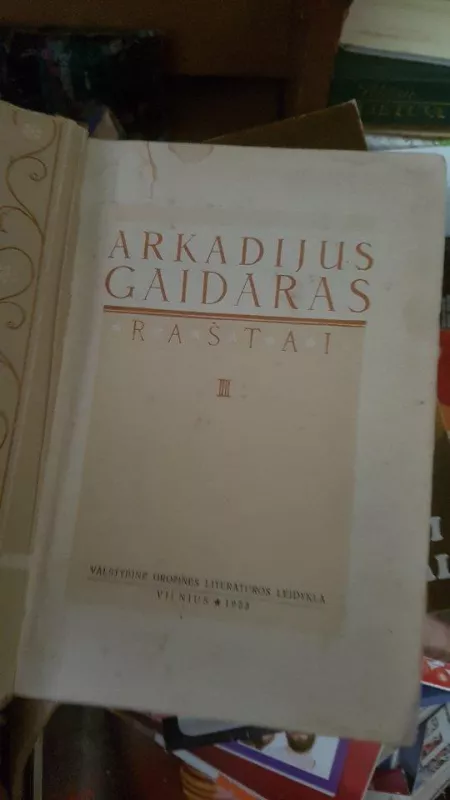 Raštai (2 tomas) - Arkadijus Gaidaras, knyga