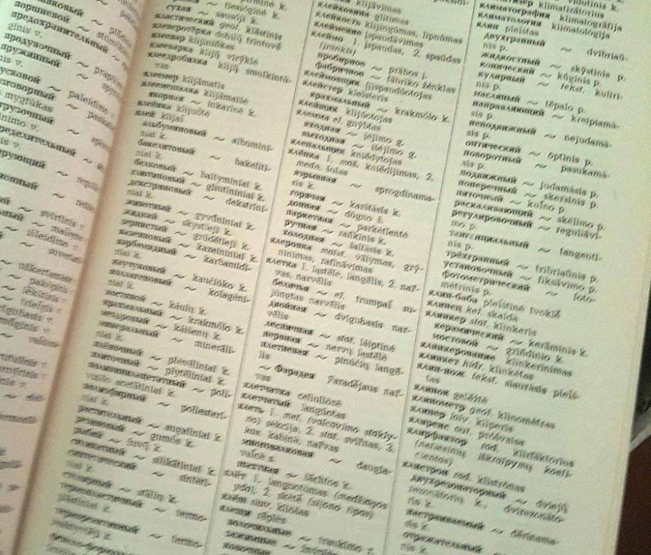 Rusų-lietuvių kalbų politechnikos žodynas - G. Daugėla, knyga