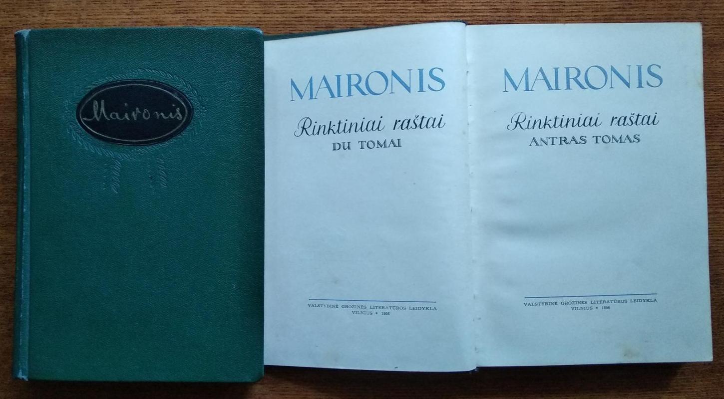 Rinktiniai raštai (2 tomai) -  Maironis, knyga 2