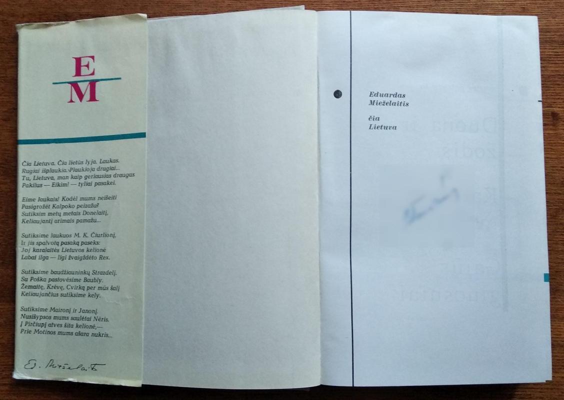 Čia Lietuva - Eduardas Mieželaitis, knyga 4