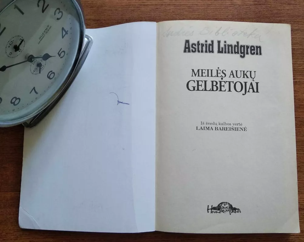 Meilės aukų gelbėtojai - Astrid Lindgren, knyga 3