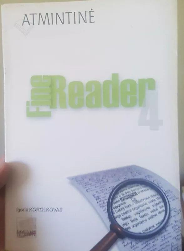 Atmintinė Fine Reader 4 - I. Korolkovas, knyga