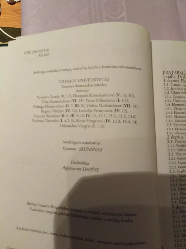 MIKROEKONOMIKA - Vytautas Skominas, knyga
