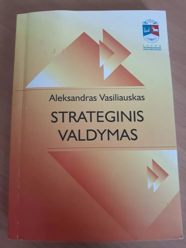 Strateginis valdymas - Aleksandras Vasiliauskas, knyga