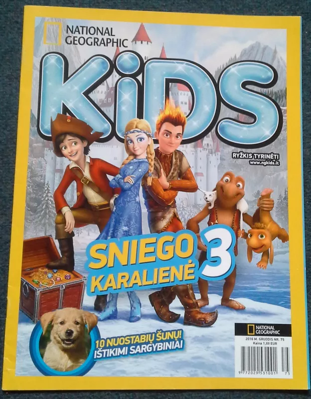 National Geographic Kids, 2016 m., Nr. 75 - National Geographic , knyga