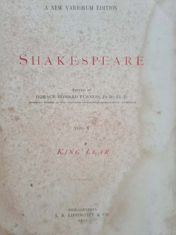 King Lear - William Shakespeare, knyga 4