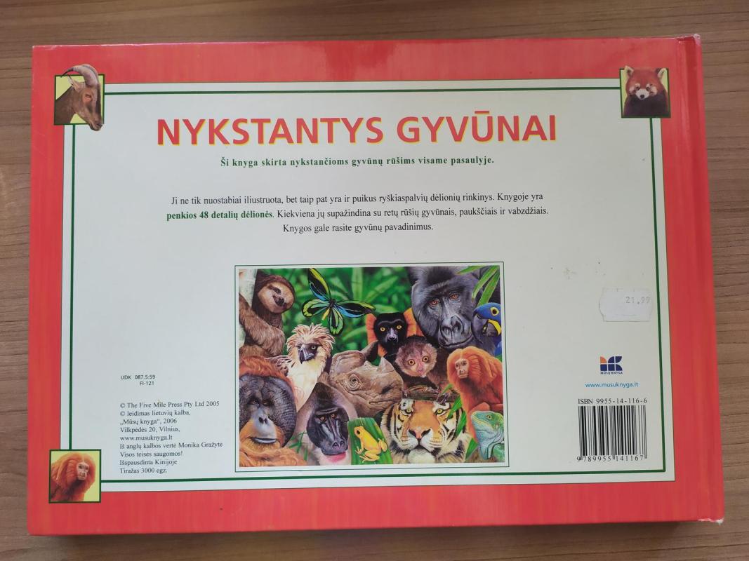 Nykstantys gyvūnai - Garry Fleming, knyga