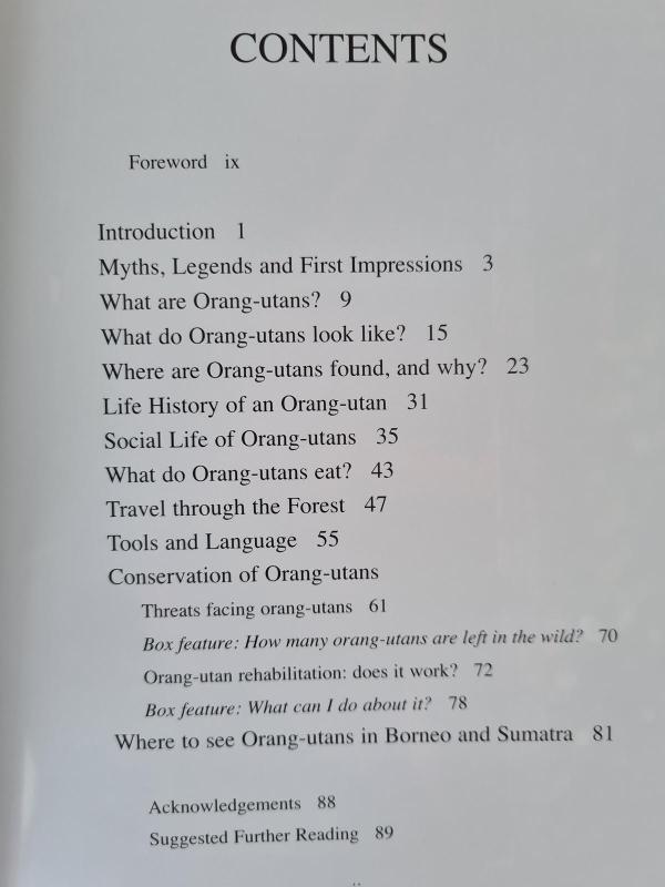 The Natural History of Orang Utan - Elisabeth Bennett, knyga 5