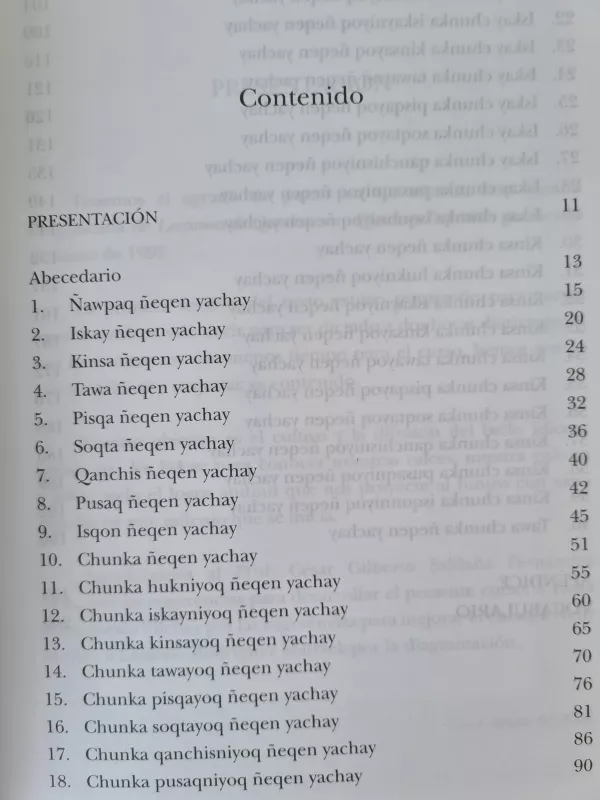 Curso de Quechua: 40 lecciones - Autorių Kolektyvas, knyga 4