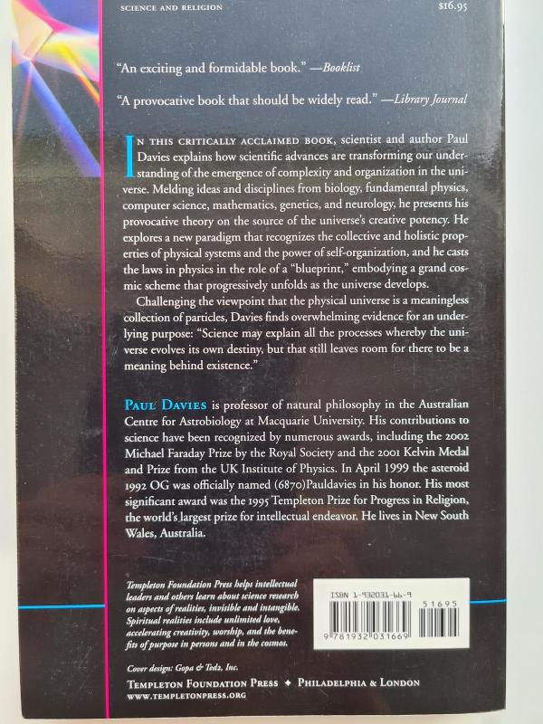 The Cosmic Blueprint: New Discoveries in Nature's Creative Ability to Order the Universe - Paul Davies, knyga 5