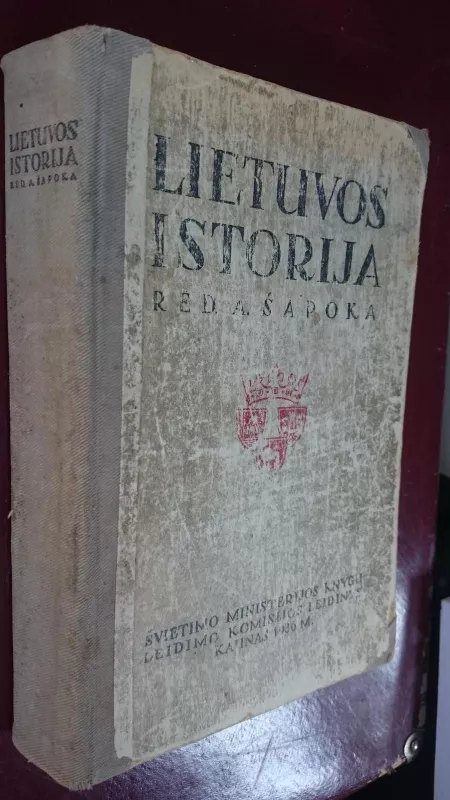 Lietuvos istorija - Adolfas Šapoka, knyga 5