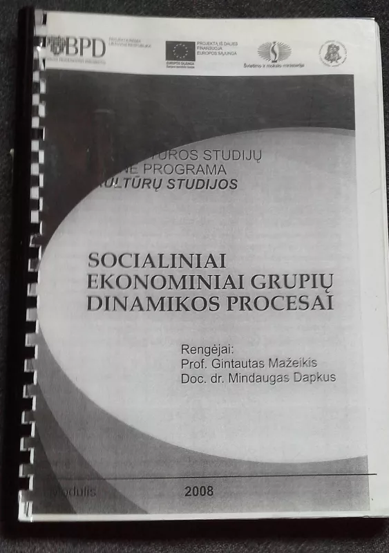 Socialiniai ekonominiai grupių dinamikos procesai - Autorių Kolektyvas, knyga 2