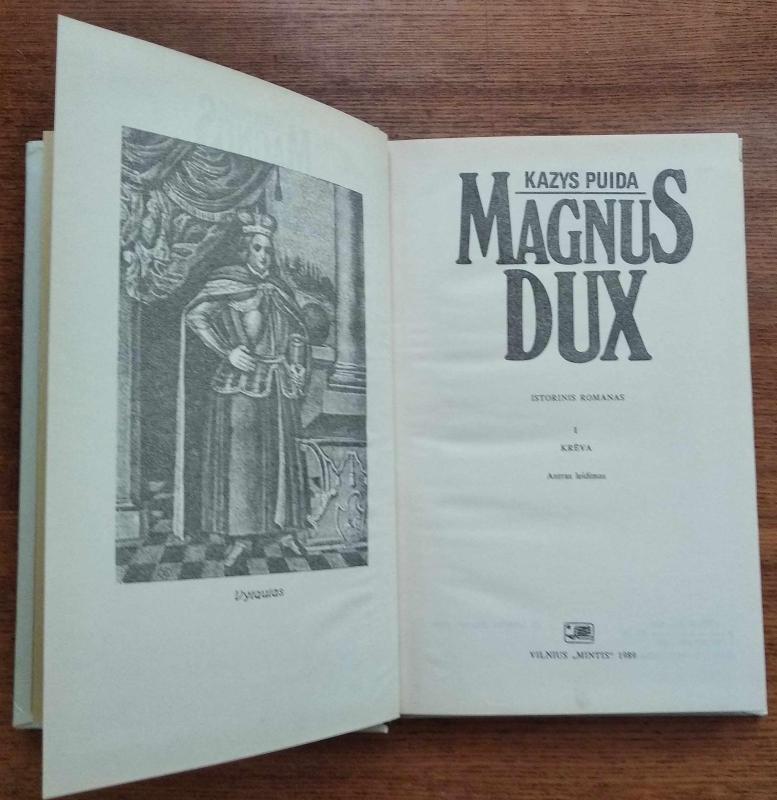 Magnus Dux - Kazys Puida, knyga 3