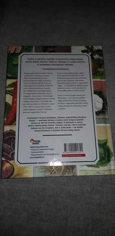 Vilniaus vegetariškų patiekalų knyga - Fania Lewando, knyga