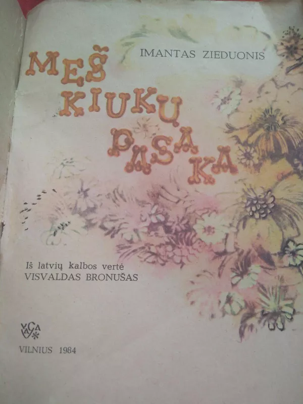 Meškiukų pasaka - Imantas Zieduonis, knyga