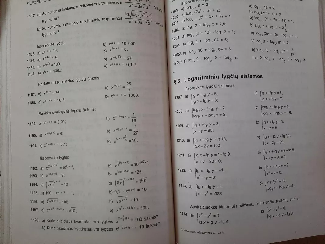 Matematikos uždavinynas 11-12 klasei - Vladas Vitkus, Ričardas Razmas, Jonas Tešerskis, knyga