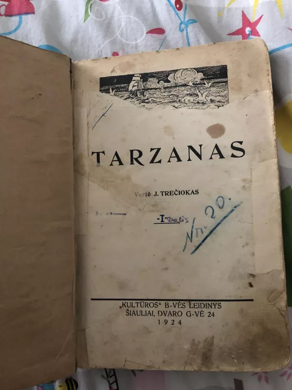 Tarzanas - Edgaras Barouzas, knyga