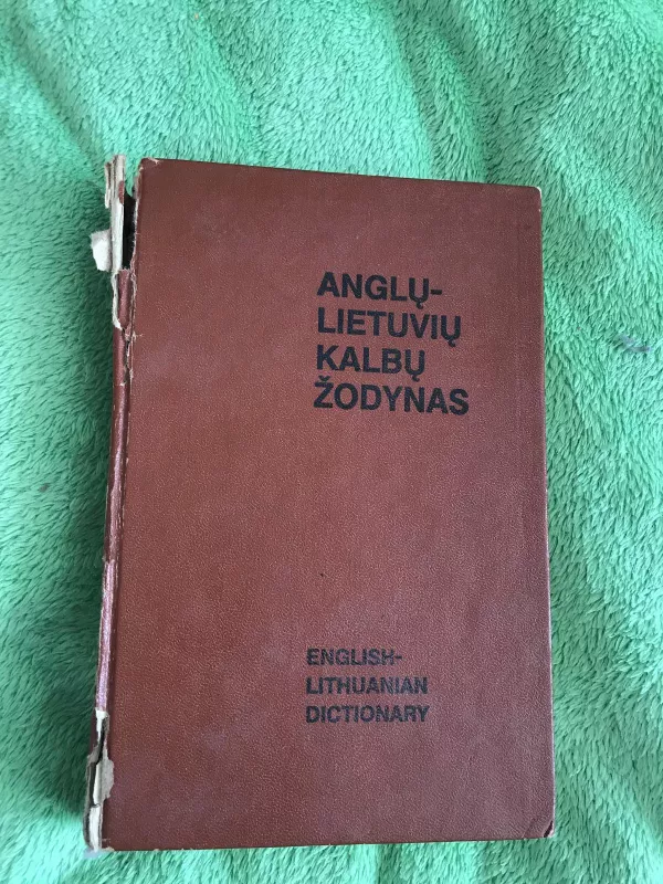 Lietuvių-anglų ir anglų-lietuvių kalbų žodynas - B. Svecevičius, knyga 3