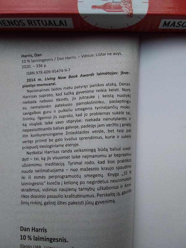 10% laimingesnis - Dan Harris, knyga 2